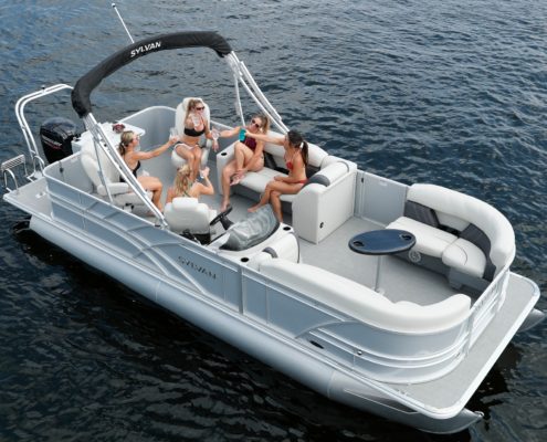 Pontoons and tritoons for sale at American Marine