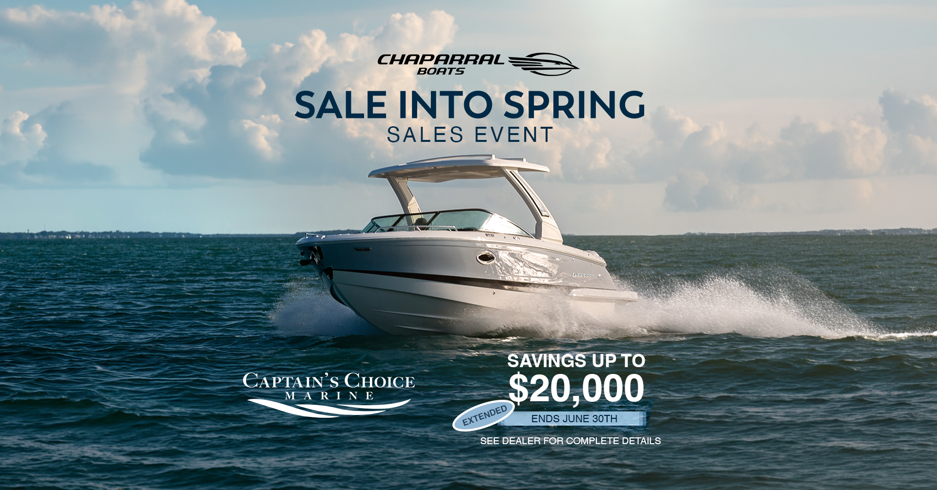 Chaparral Sale into Spring Sales Event