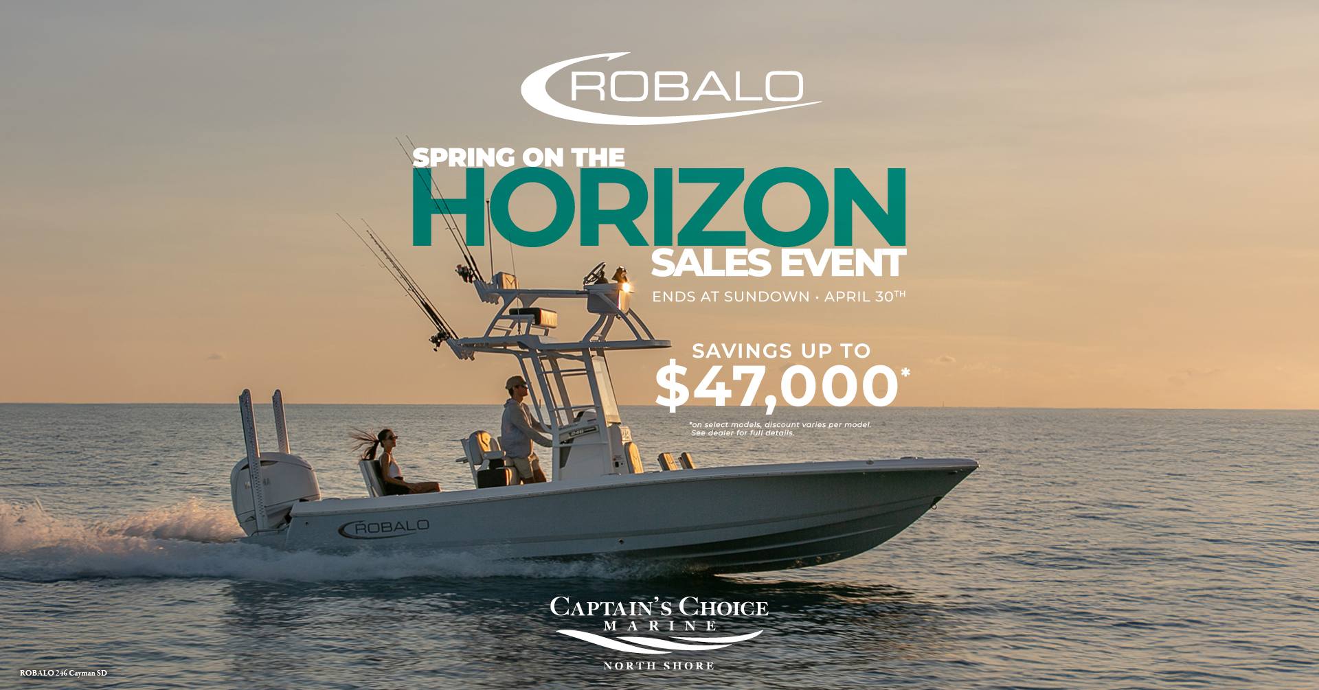 Robalo Spring on the Horizon Sales Event