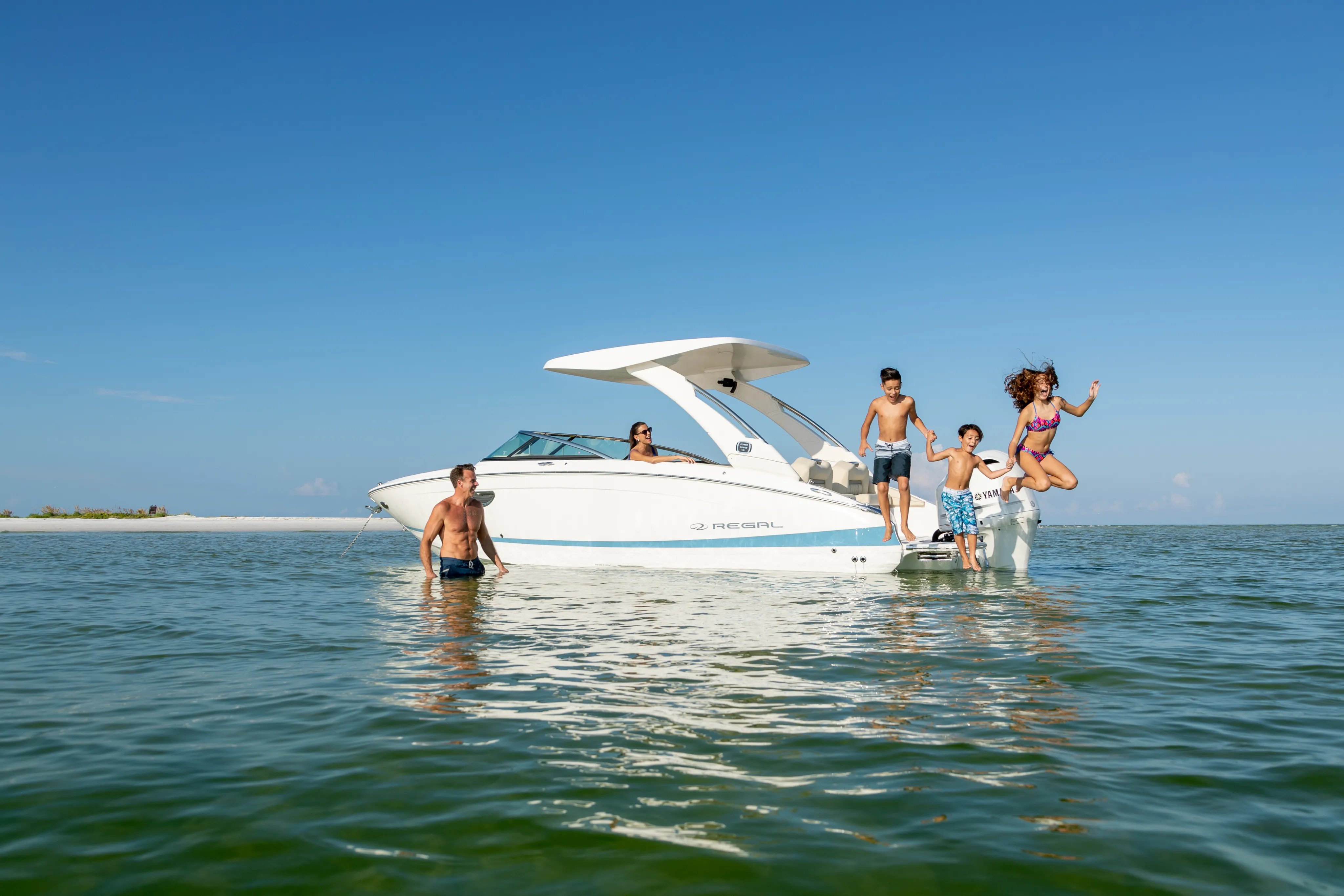 Beat the New Year Rush – family on a boat