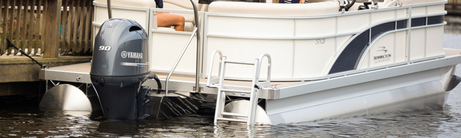 Pontoon Boats at Charles Mill Marina, Mansfield Ohio