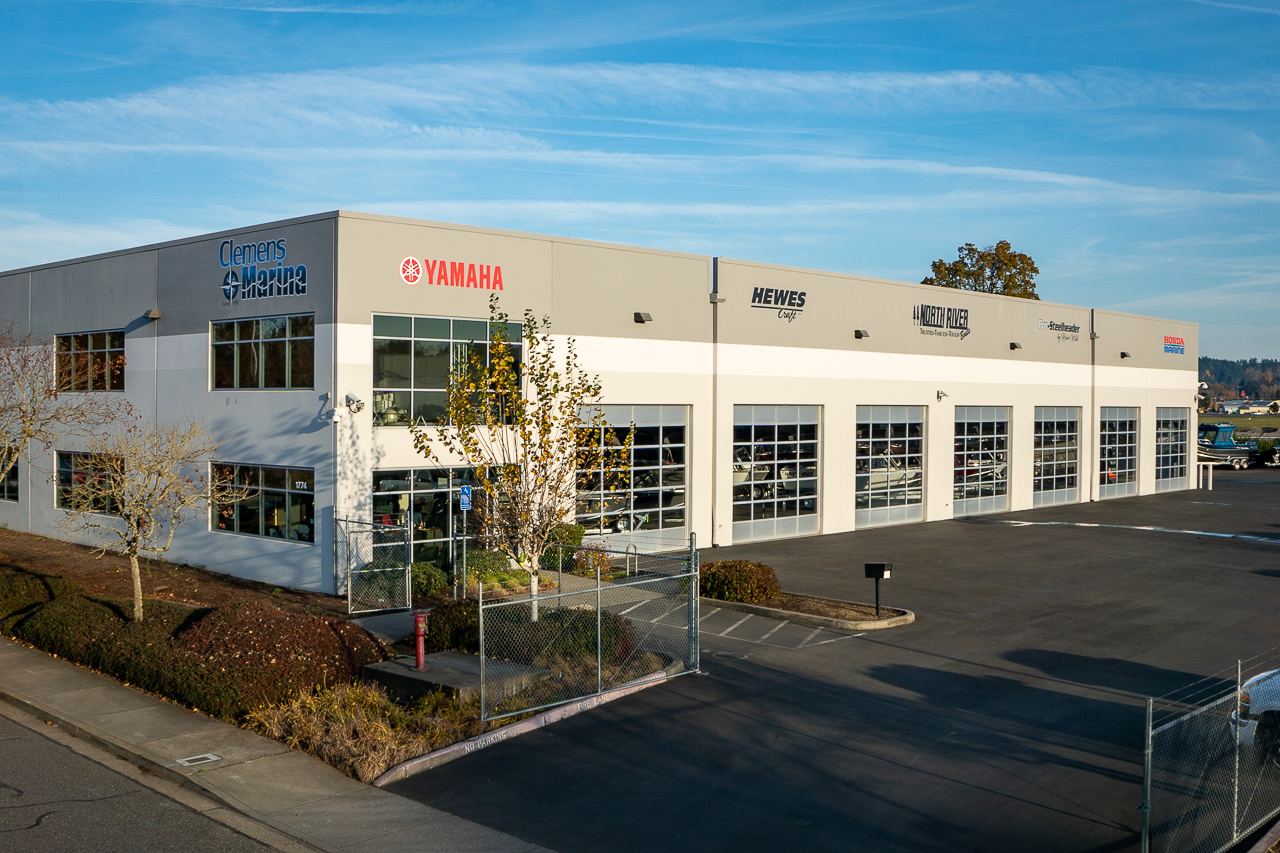 Clemens Marina Eugene service and repair facility