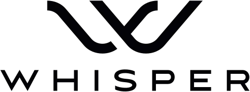 Whisper Pontoons logo