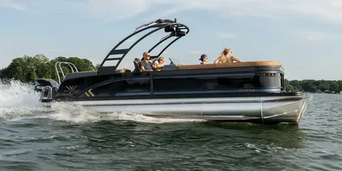 Whisper pontoon boat