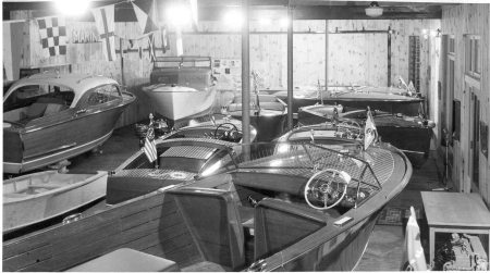 Irwin Marine showroom, archival photograph