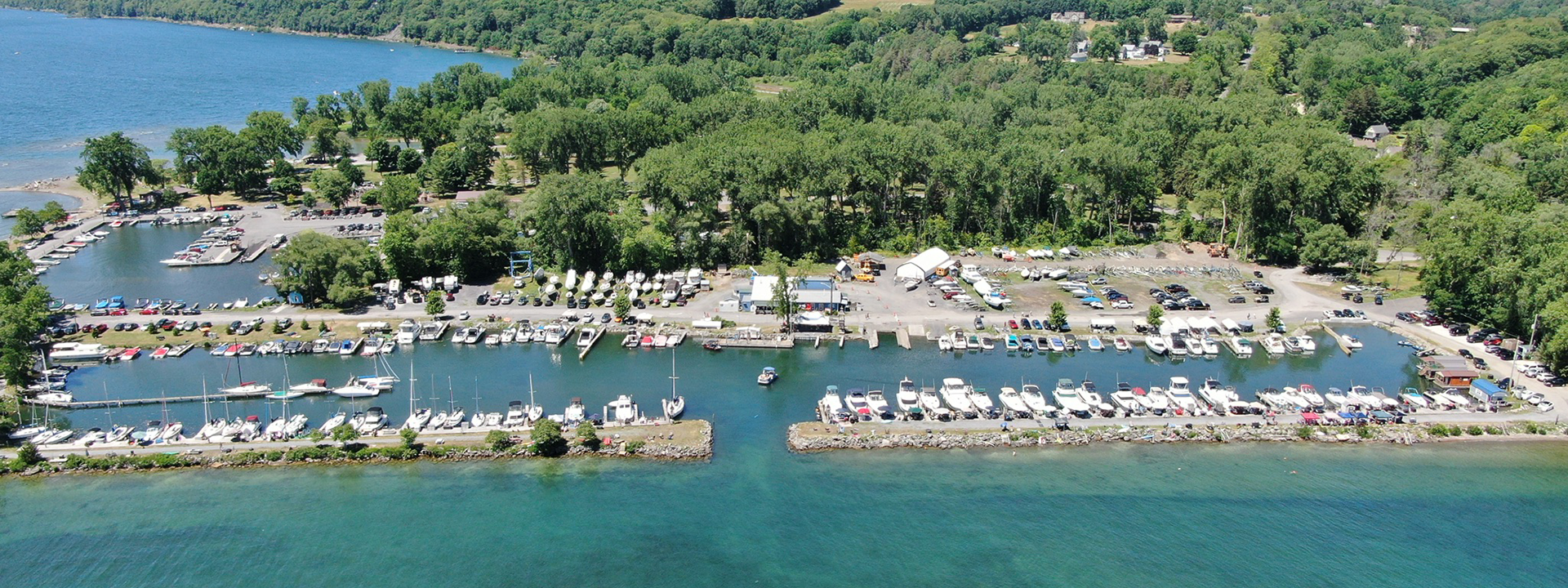 Lansing Harbor on Cayuga Lake