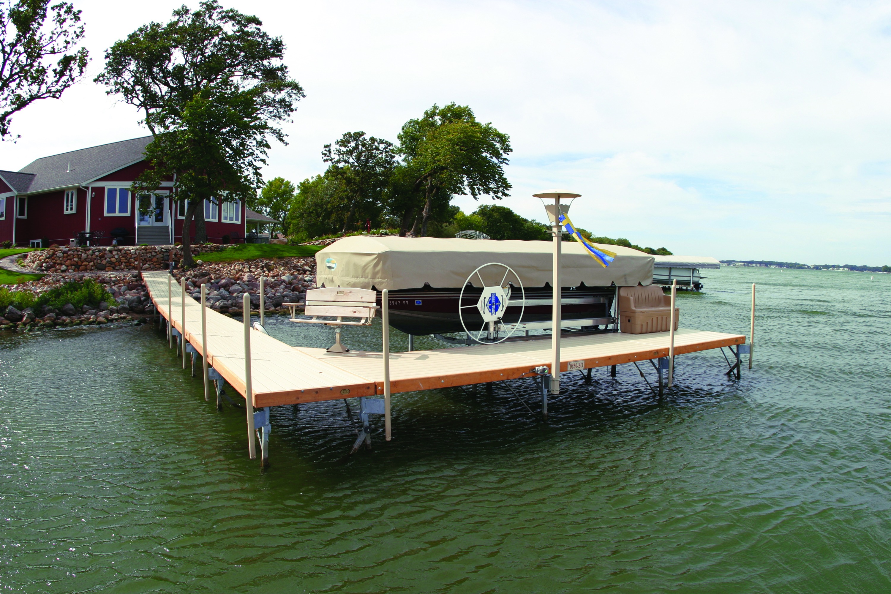 Vinyl Sheet Piling Installation