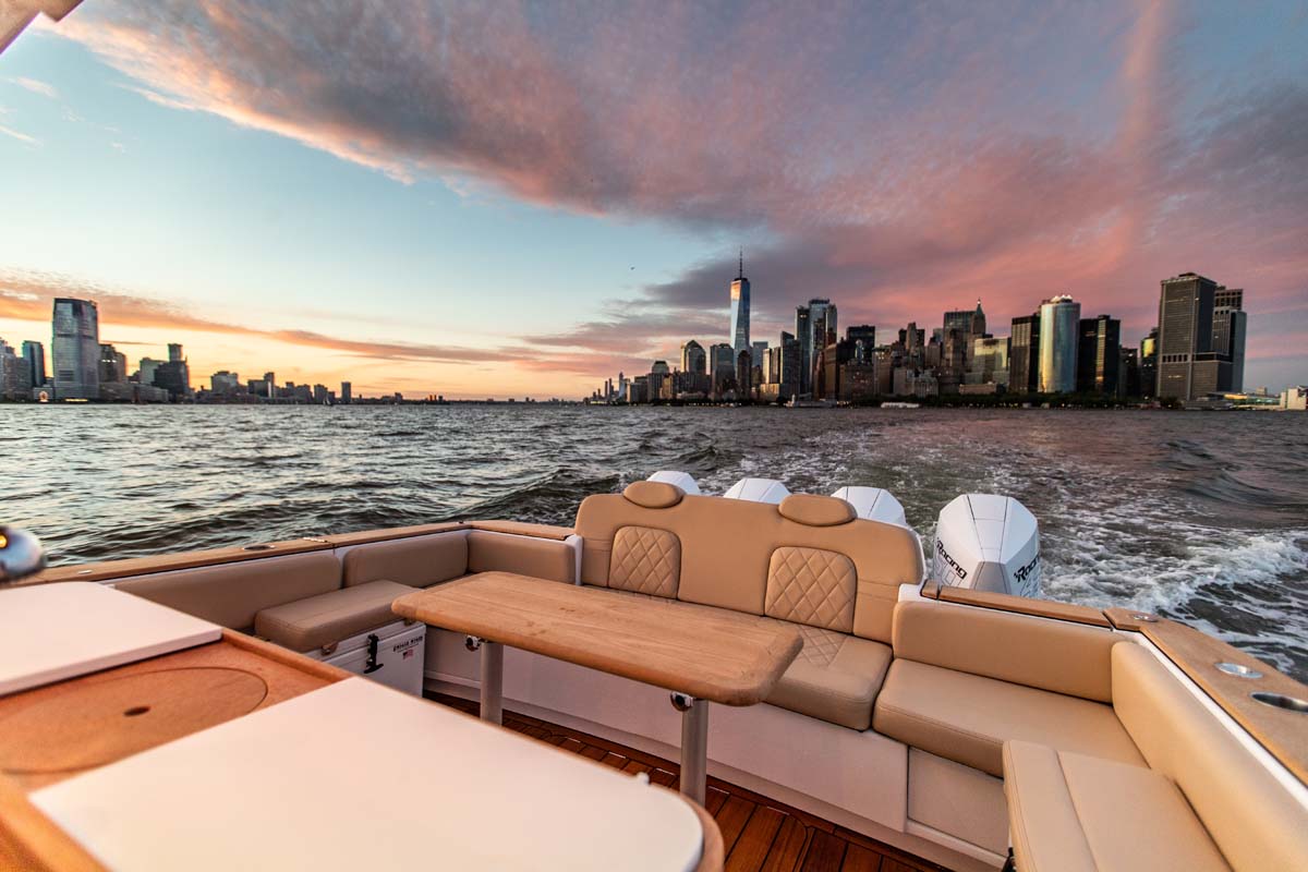 Luxury Yacht Comfort in a Center Console Layout