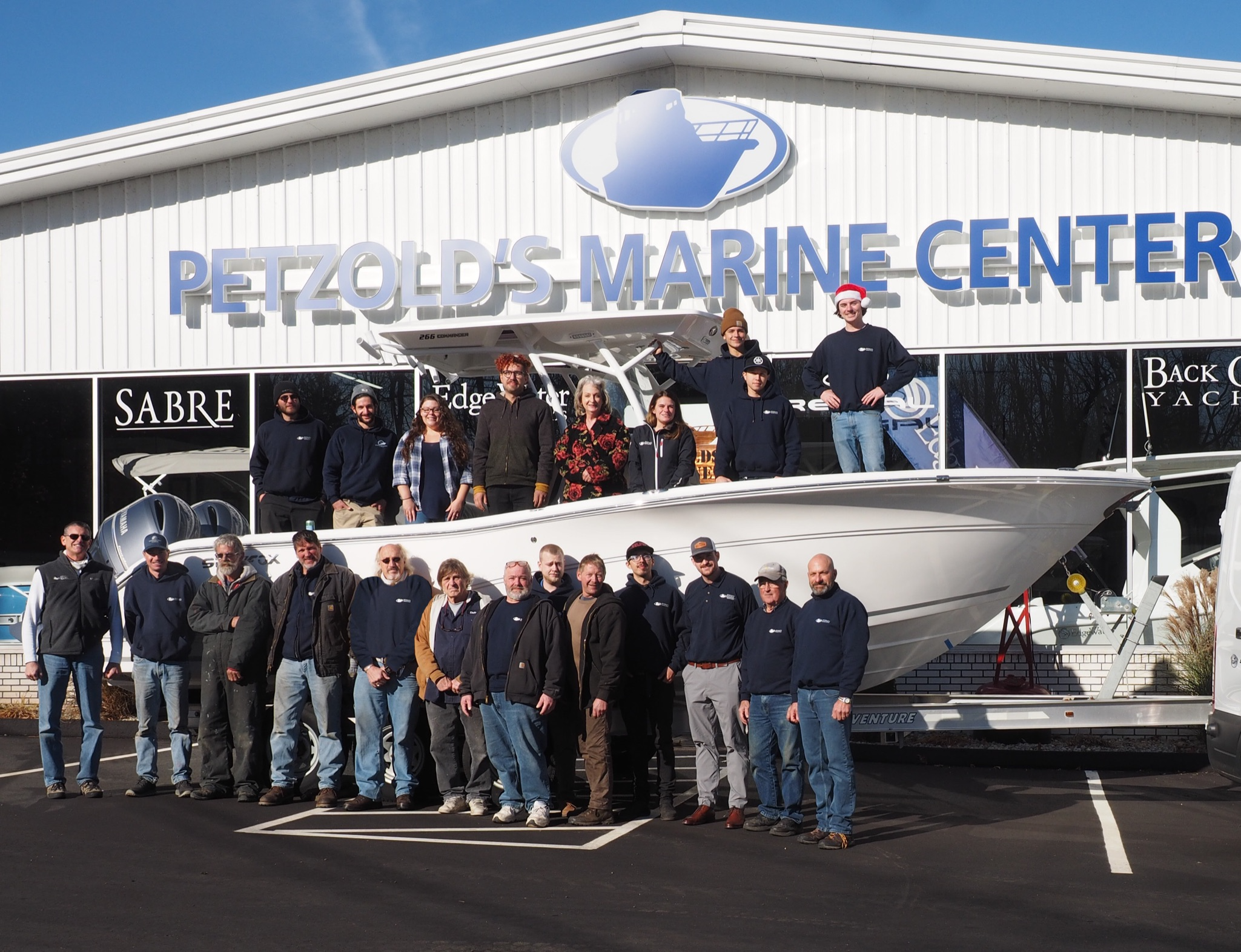 Employee Christmas photo