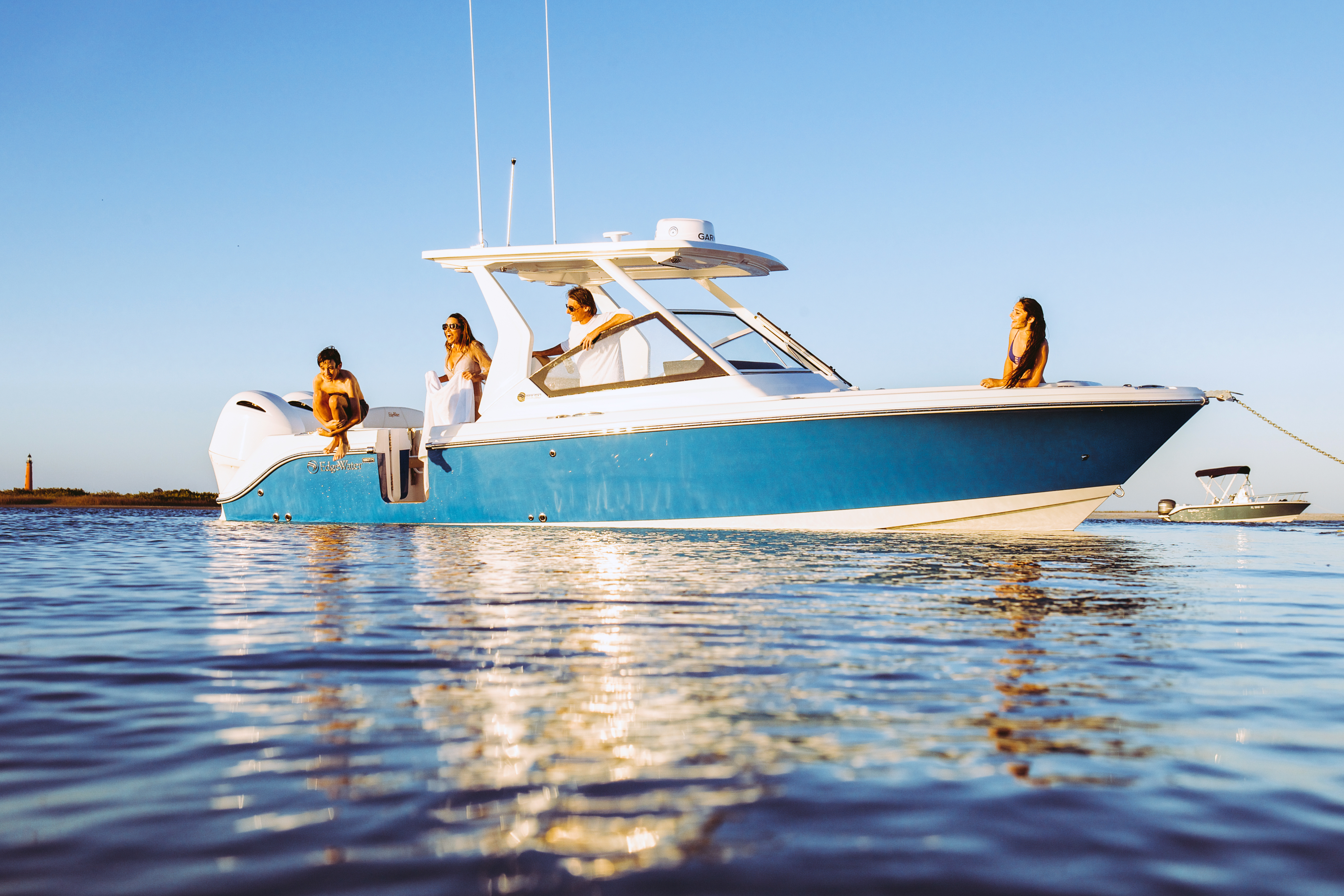 Edgewater fishing boat