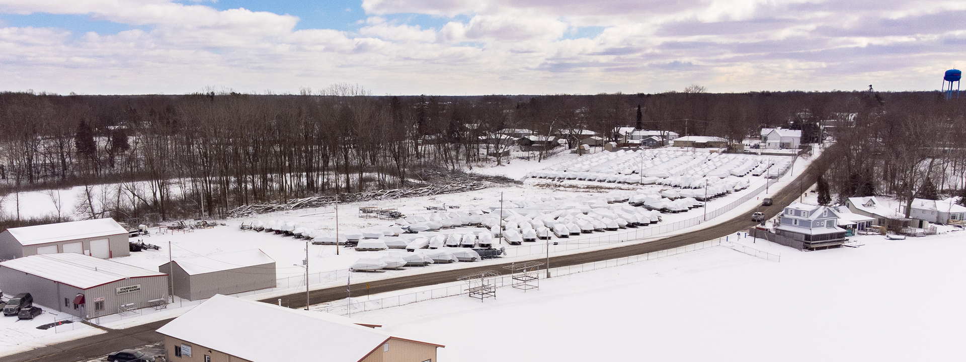 Outdoor Winter Boat Storage