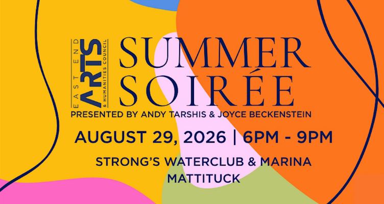 East End Arts Summer Soirée event at Strong's Water Club