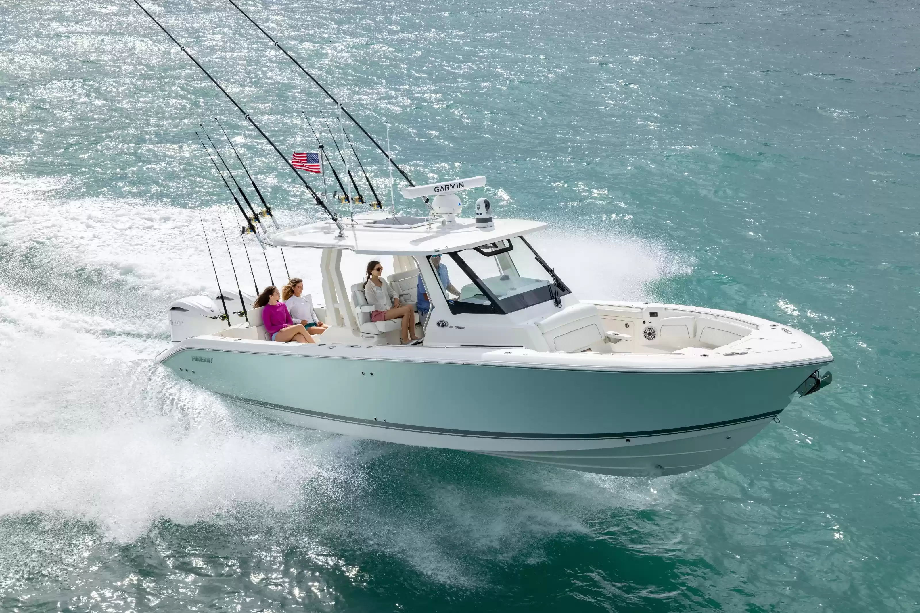 Boat cruising on the water