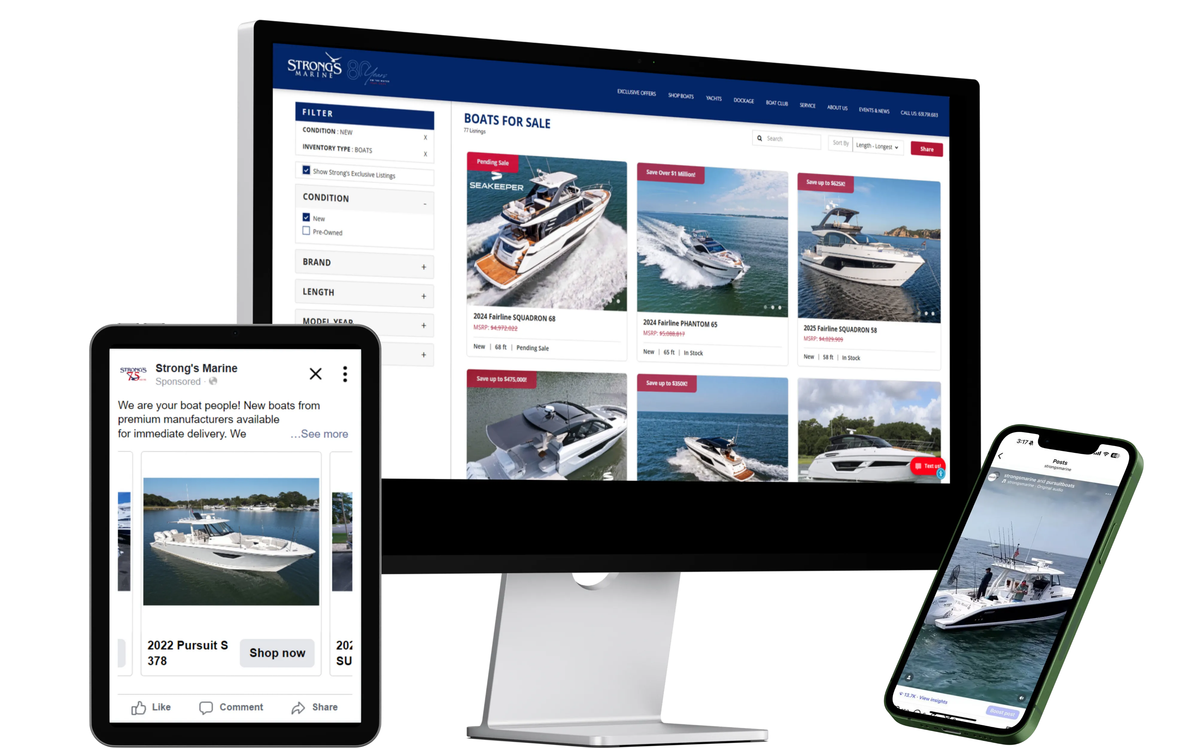 Luxury yacht for sale