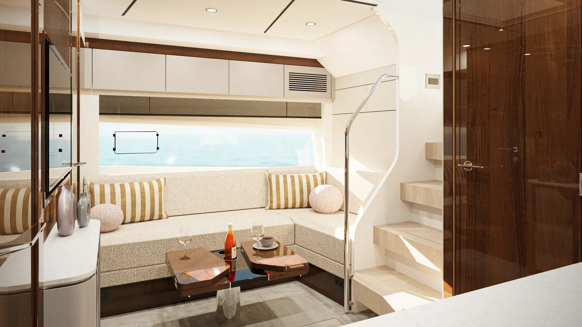 Fairline Yacht at Palm Beach International Boat Show