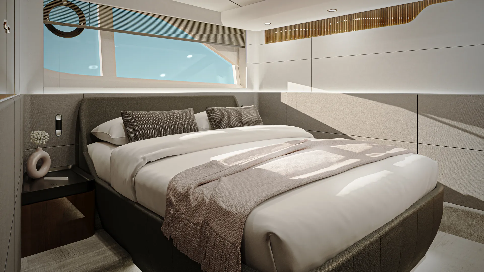 Fairline Yacht at Palm Beach International Boat Show