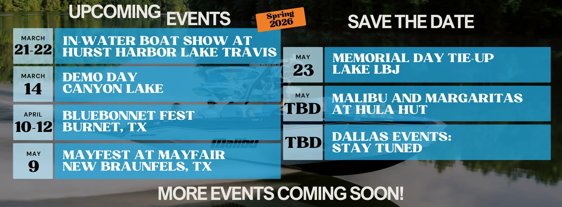events banner