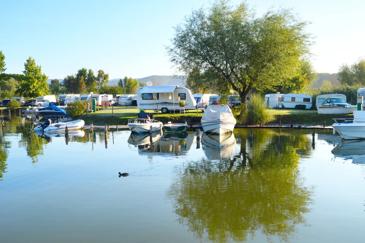 Waterfront marina