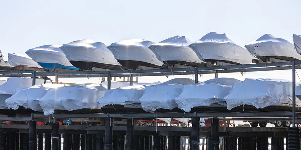 Outdoor Boat Storage Facility