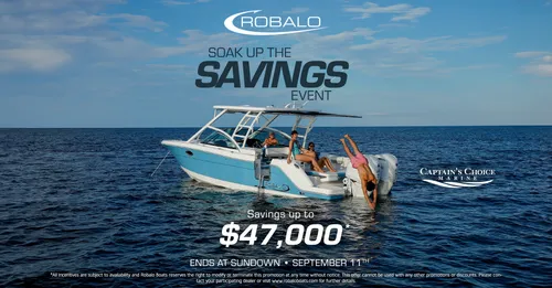 Robalo Soak Up the Savings Sales Event