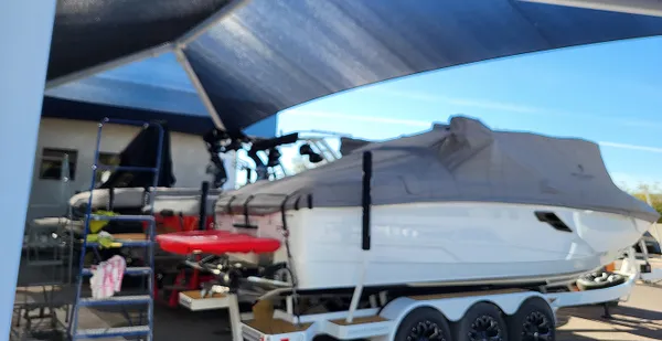 Annual boat service at Century Marine Mesa AZ