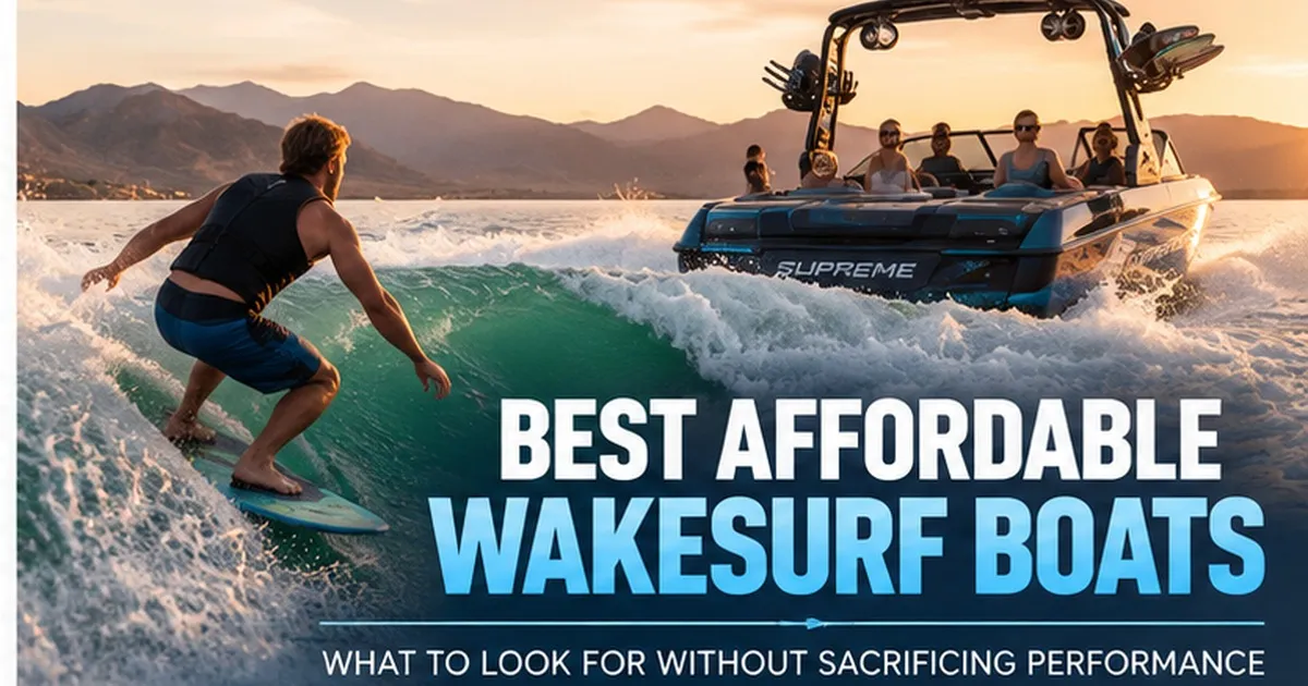 Best Affordable Wakesurf Boats: What to Look for Without Sacrificing Performance