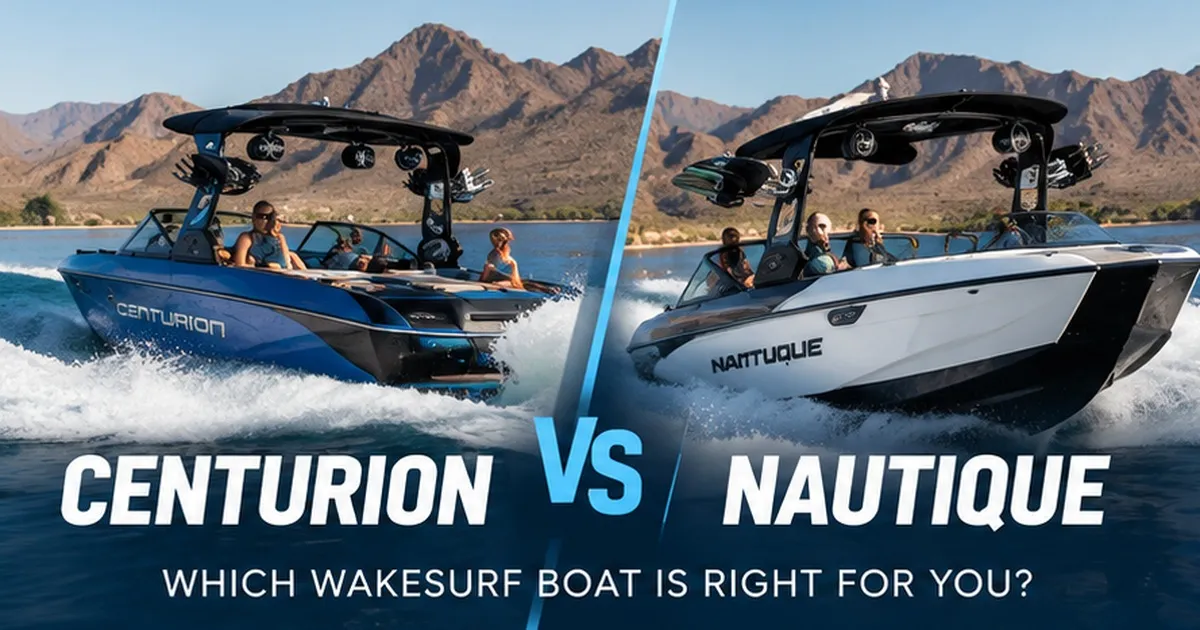 Centurion vs. Nautique: Which Wakesurf Boat Is Right for You?