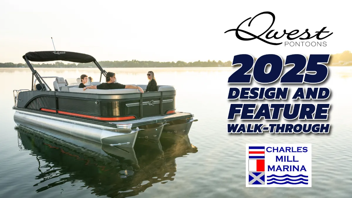 2025 Qwest Pontoons and Tritoon Design and Features Walkthrough