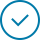 Checkmark - Fast, easy application process