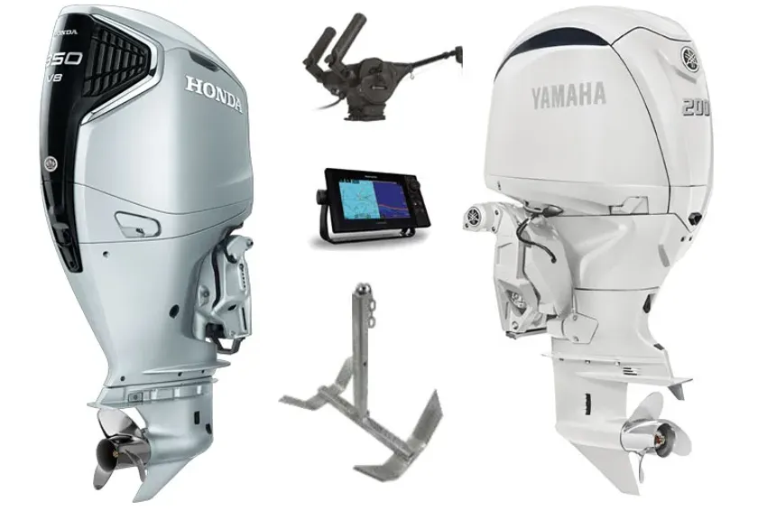 Honda and Yamaha Outboard Engines