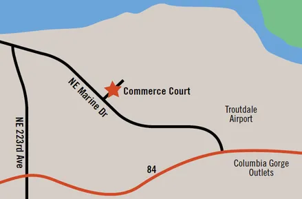 Troutdale Location Map