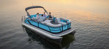 Godfrey pontoon boat featured at Clemens Marina