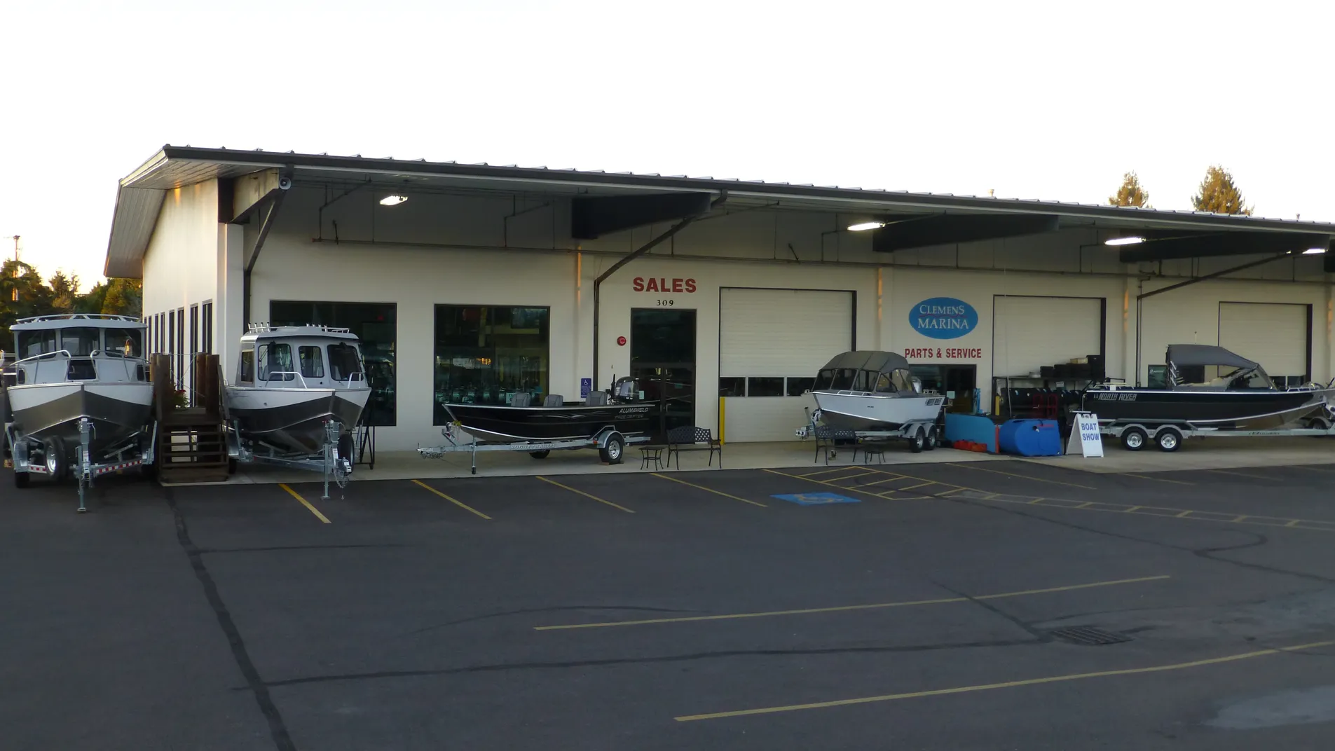 Clemens Marina location banner