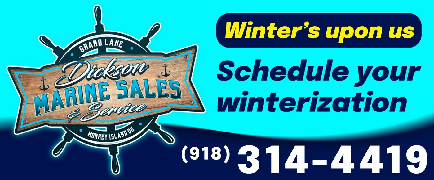 Winter's upon us - schedule your winterization, call (918) 314-4419