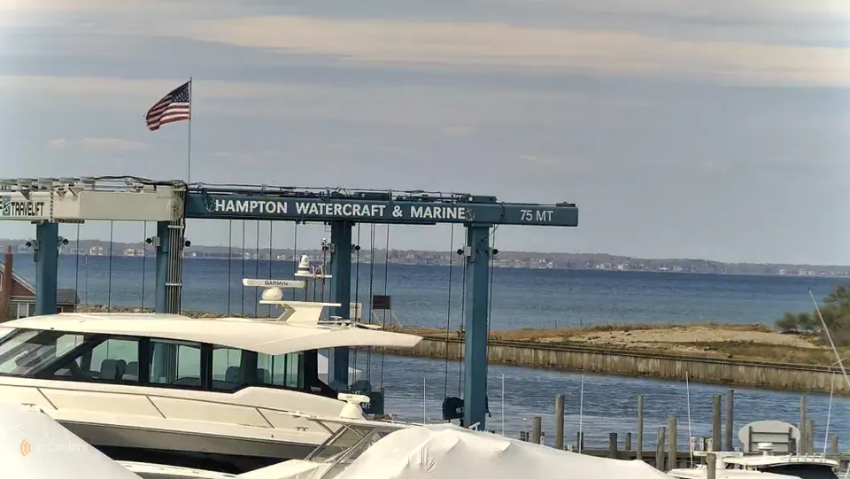 Hampton Bays on the Shinnecock Canal live cam