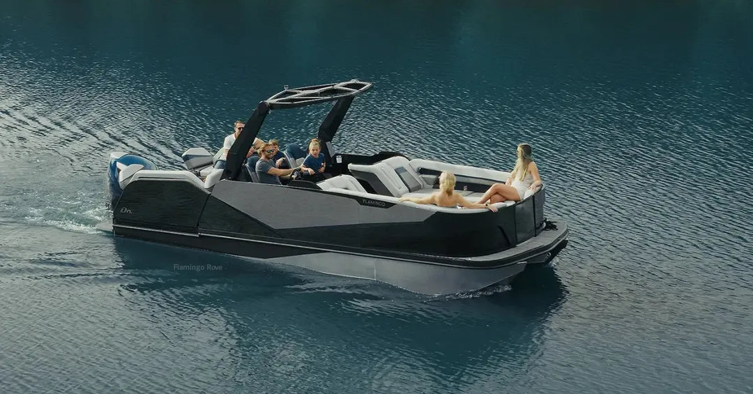 Meet Flamingo - The Pontoon Revolution Arriving at Harbor Pointe Marina