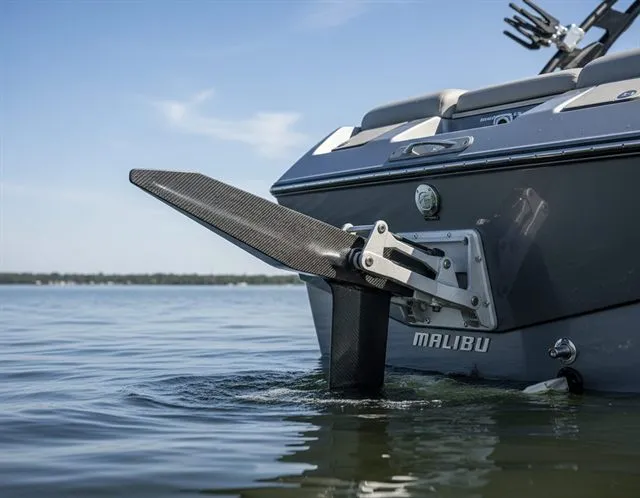 Boat detail on the transom