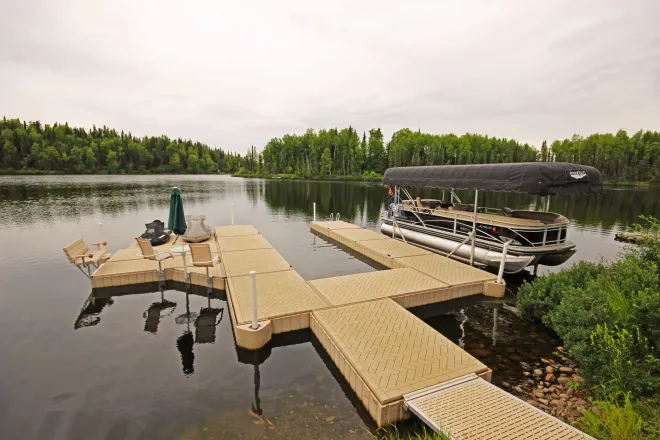Polydock modular dock installation 2