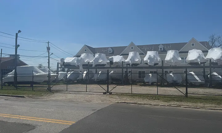 Outdoor dry stack storage