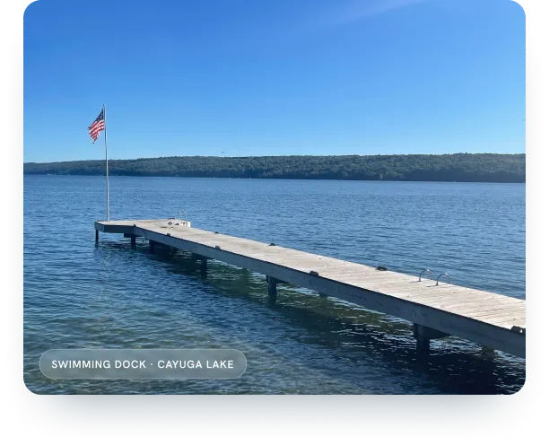 Swimming Dock at Kelley Marine Center