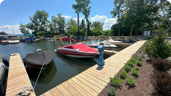 Seasonal Slips at Kelley Marine Center