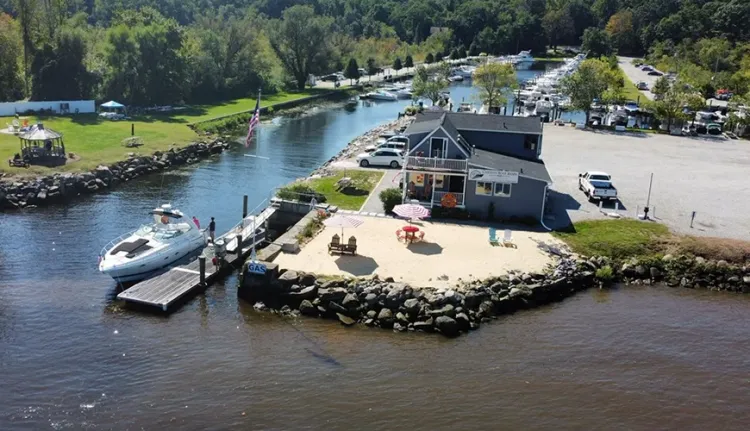 Chester Boat Basin on the Connecticut River