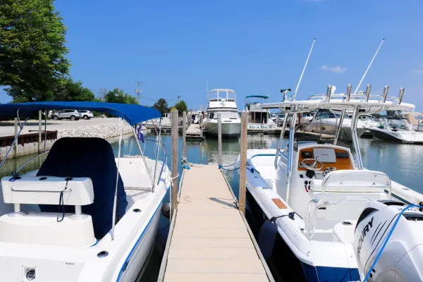 Waterfront marina