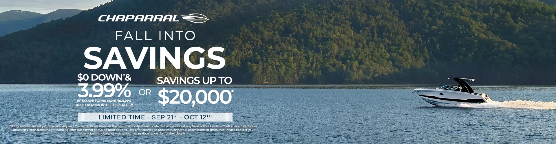 Chaparral Fall Into Savings promotion