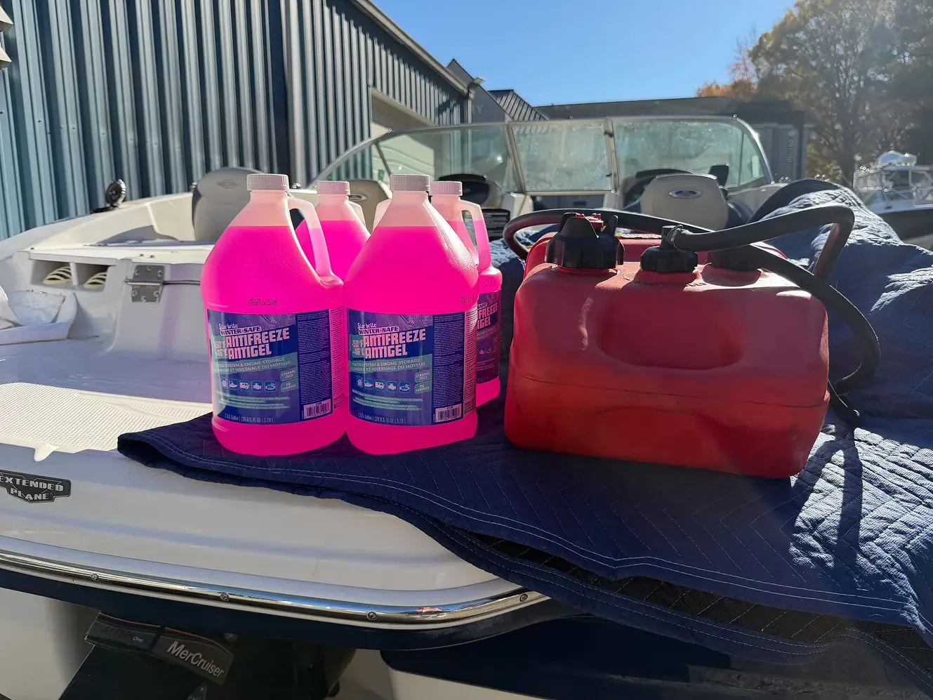Seasonal boat service at Sports Marine