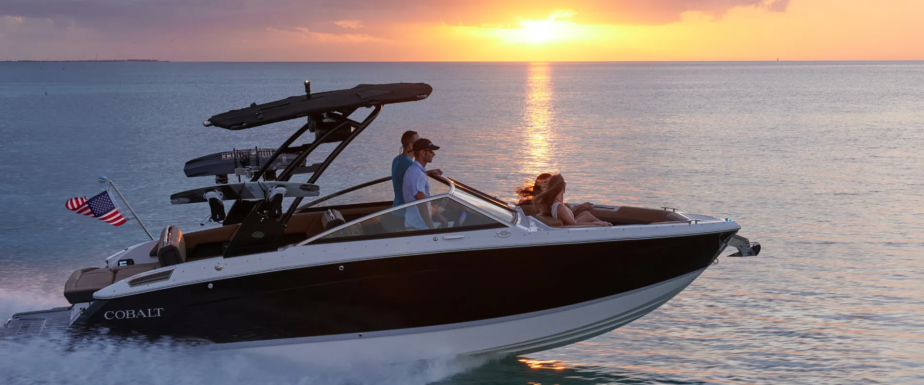 Why buy now banner - boat on water