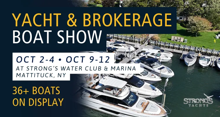 Yacht & Brokerage Boat Show event at Strong's Water Club