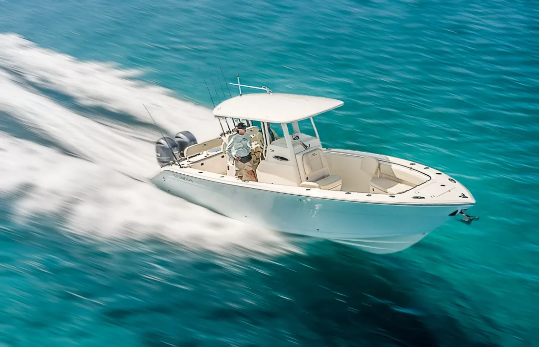 A boat on the water representing a variety of boating lifestyles