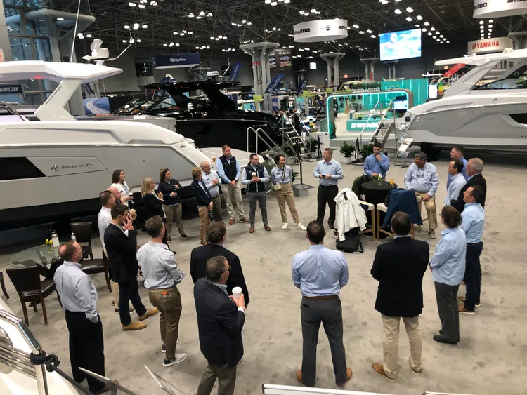 Strong's Marine at the boat show