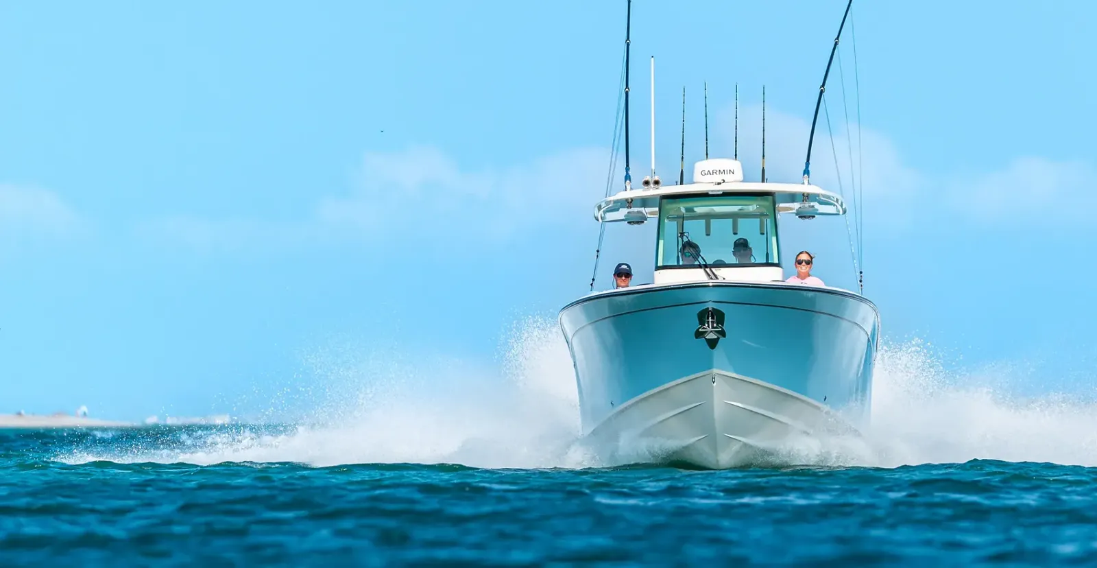 Grady White boats displayed at demo day event